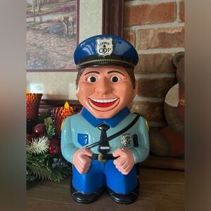The Original Cookie Cop Talking Cookie Jar‼️FINAL SALE